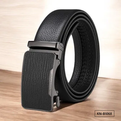 Cosmic Lock Men’s Leather Belt